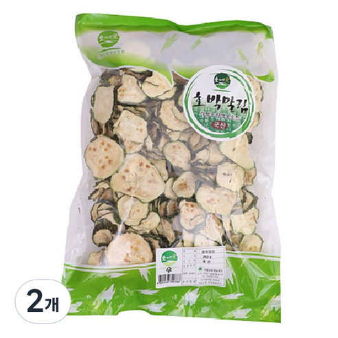 숲자연애 호박말림, 250g, 2개