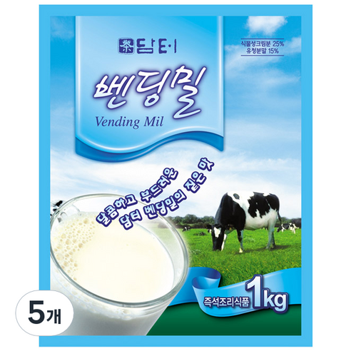 담터 벤딩밀 분말, 1kg, 5개