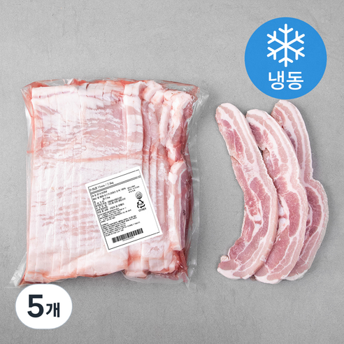 미트코리아 오스트리아 삼겹 11mm (냉동), 2.5kg, 5개