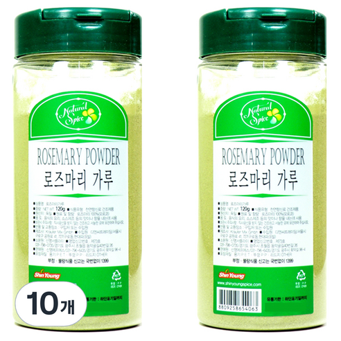 내츄럴스파이스 로즈마리 가루, 120g, 10개