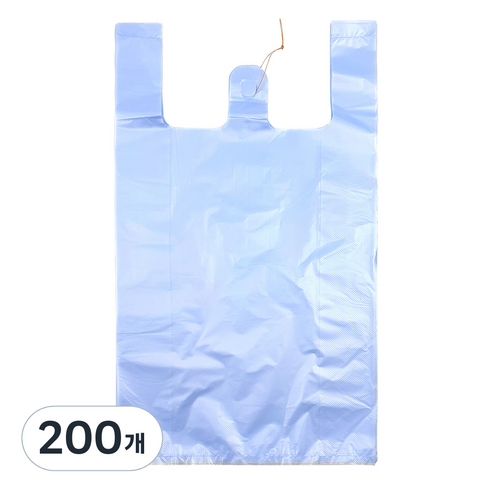 월드크린 하늘 손잡이 비닐봉투, 40L, 200개