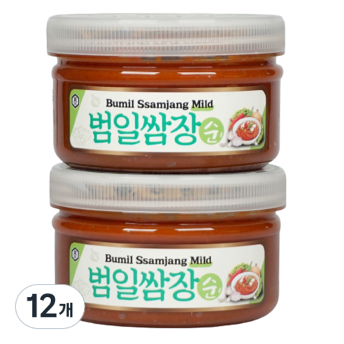 범일 쌈장 순, 250g, 12개