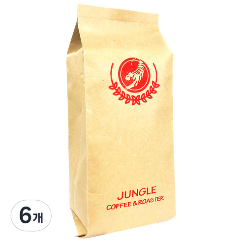 정글인터내셔널 과테말라 안티구아SHB 원두커피, 200g, 6개, 핸드드립