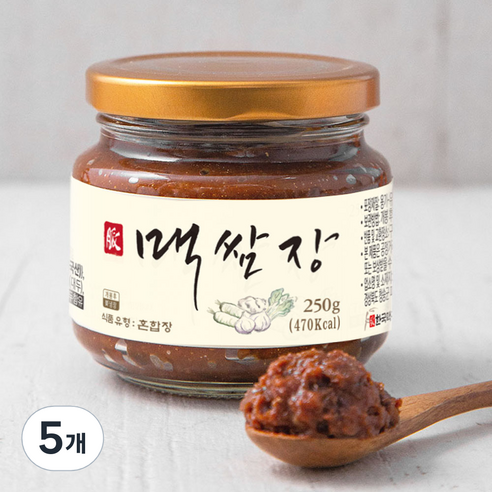 한국맥꾸룸 맥 쌈장, 250g, 5개