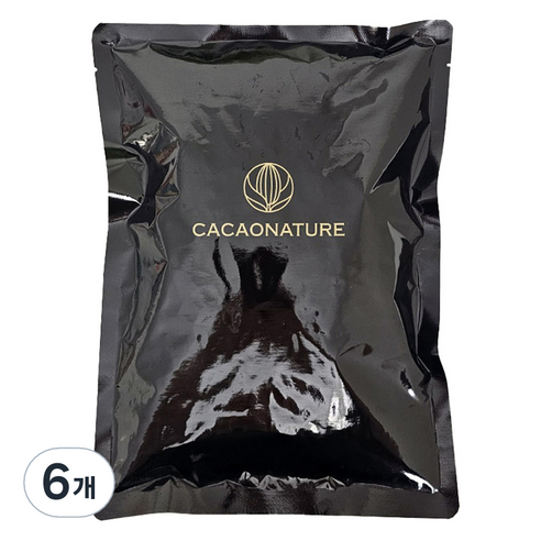 쿠킹스토리 카카오네이처 화이트 컴파운드 코팅 초콜릿, 500g, 6개