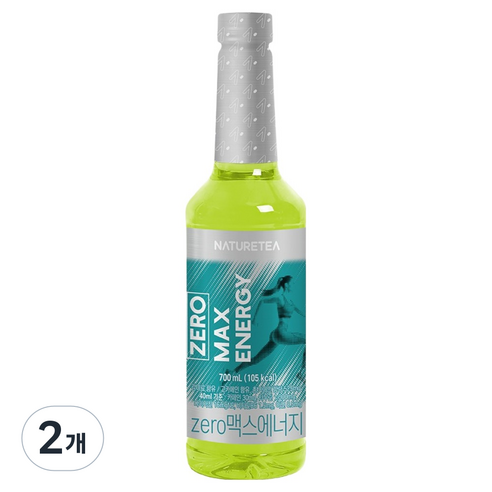 네이쳐티 zero 맥스 에너지 시럽, 2개, 700ml