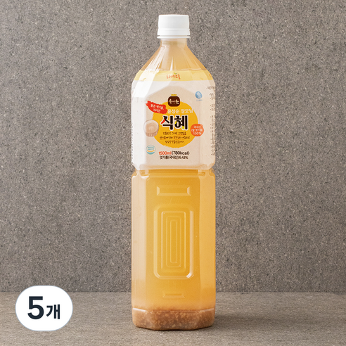 프레시오늘 신선냉장 맑은 엿기름 16시간 윤성순 장모님 식혜, 1.5L, 5개