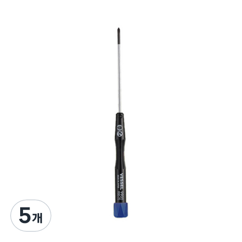 베셀 9900 정밀 십자 드라이버 00 x 75 mm, 5개