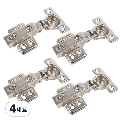 욕실장 댐퍼 경첩 4p 세트, 4세트