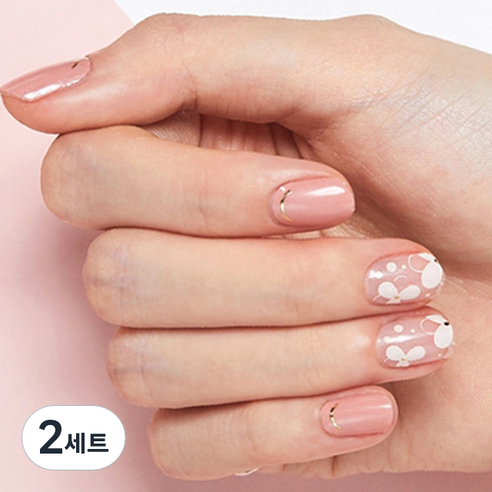 젤리넬리 네일스티커, 꽃잎이내리다, 2세트