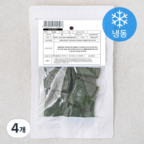 김재규우리떡연구소 굳지않는 쑥 앙금 절편 (냉동), 500g, 4개