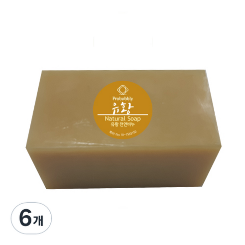 프로버블리 유황 중성비누, 500g, 6개