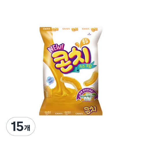 콘치 치즈크림, 110g, 15개