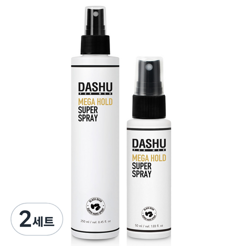 다슈 포 맨 프리미엄 메가 홀드 슈퍼 스프레이 250ml + 50ml, 2세트