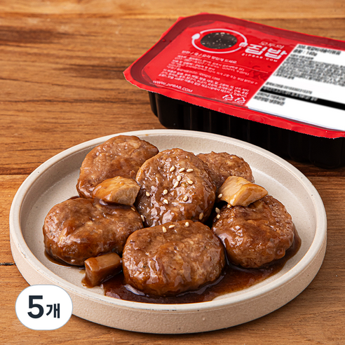 모두의집밥 떡갈비새송이볶음, 140g, 5개