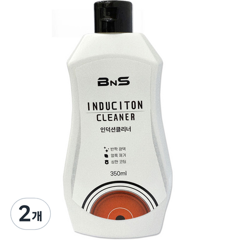 BNS 인덕션 하이라이트 주방기기 세정 보호 코팅 광택 클리너, 2개, 350ml
