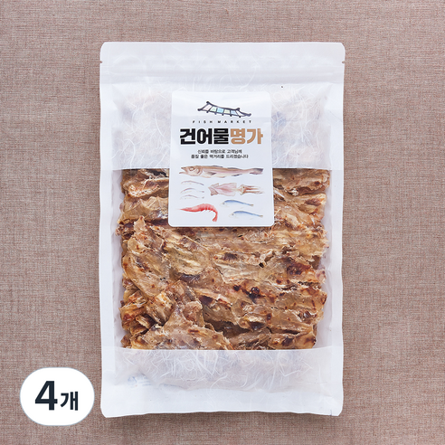 해맑음 물메기 맛나구이채, 4개, 300g