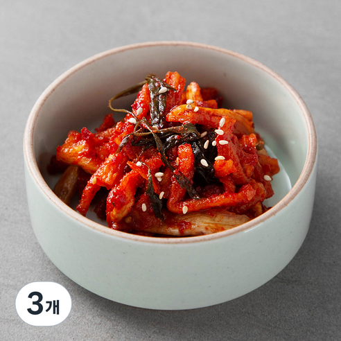 반찬천국 무말랭이무침, 230g, 3개