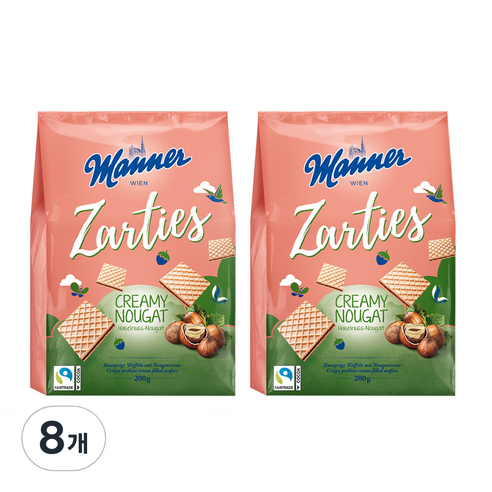 매너 웨이퍼 크리미 누가, 8개, 200g