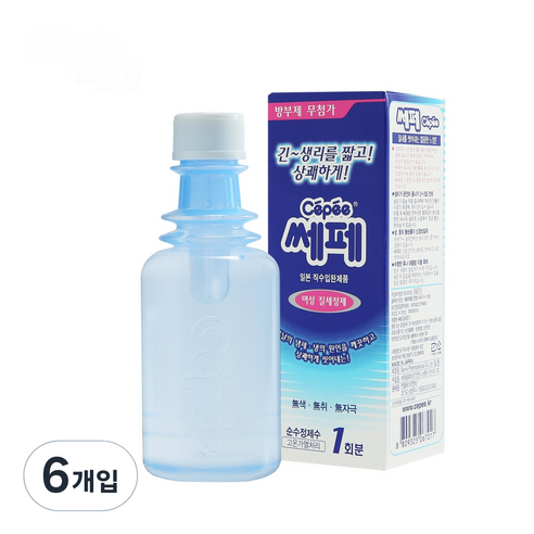 여성질세정기 쎄페, 120ml, 6개