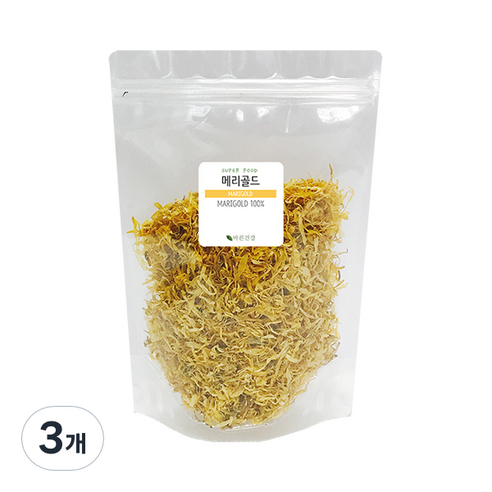 바른건강 메리골드 꽃잎차, 80g, 1개입, 3개