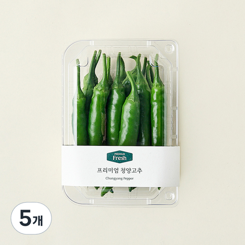 프리미엄 청양고추, 150g, 5개