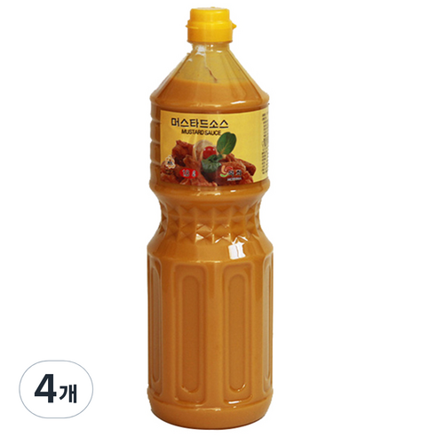 딜리셔스마켓 머스타드 소스, 4개