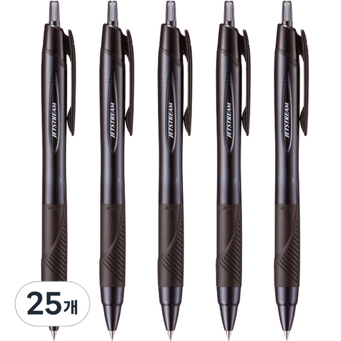 제트스트림 볼펜 0.7mm Y.D SXN-150-07, 블랙, 25개