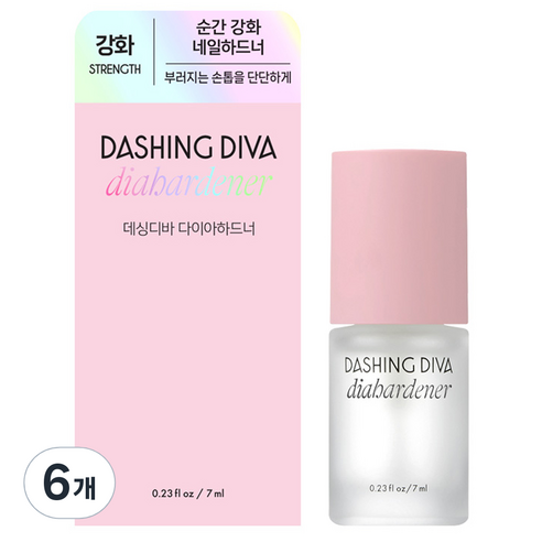 데싱디바 케어 다이아하드너, 7ml, 6개