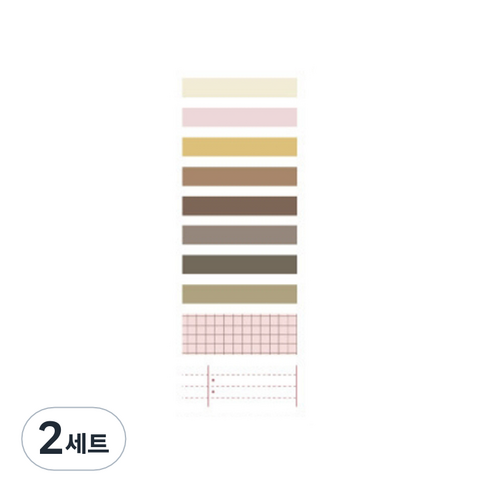 온업 DIY 다이어리 꾸미기 테이프 세트 ST25, 타입8, 2세트