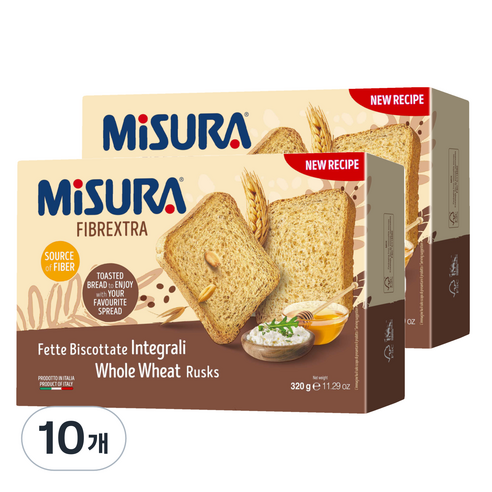 미주라 토스트 비스켓, 320g, 10개