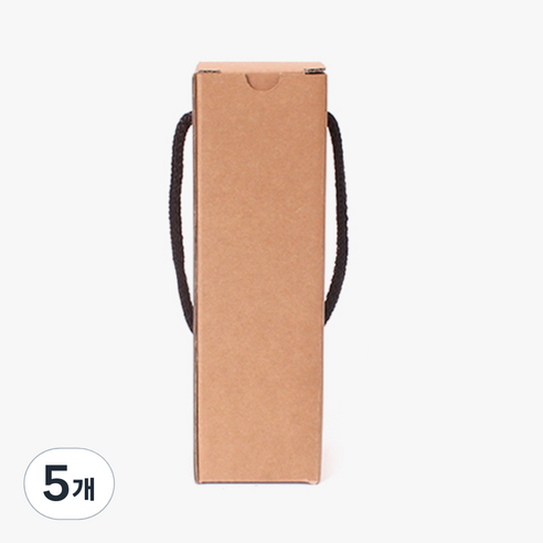병도매닷컴 250-300ml 페트병 포장 무지롱박스 10p, PT300-1C, 5개