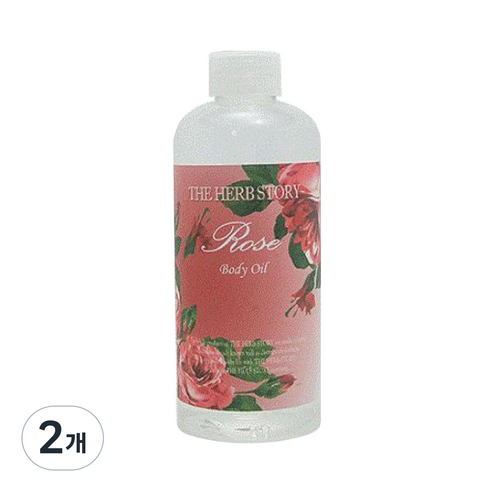 더허브스토리 바디오일 로즈, 300ml, 2개