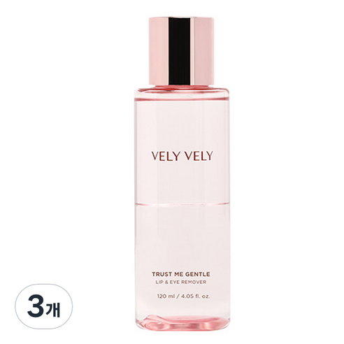 블리블리 트러스트 미 젠틀 립 앤 아이 리무버, 120ml, 3개
