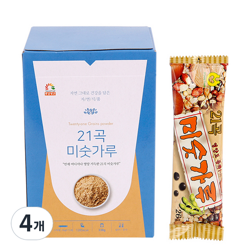 오양식품 21곡 미숫가루 338g 13p, 4개