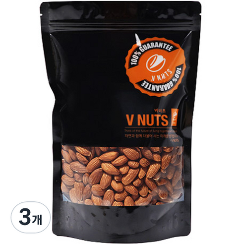 비스티즈 비너츠 볶음아몬드, 1kg, 3개