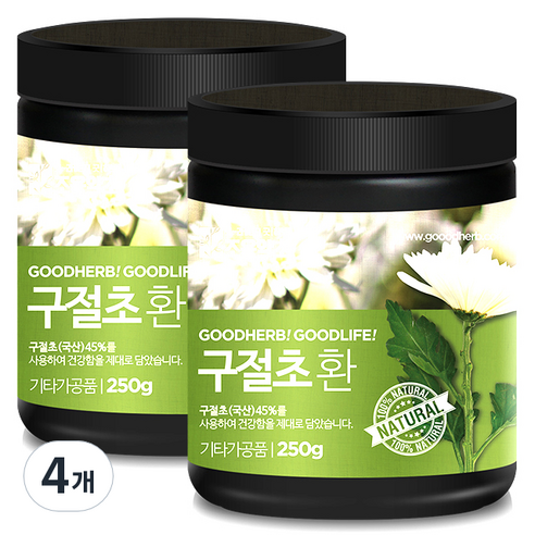 조은약초 프리미엄 구절초환, 4개, 250g