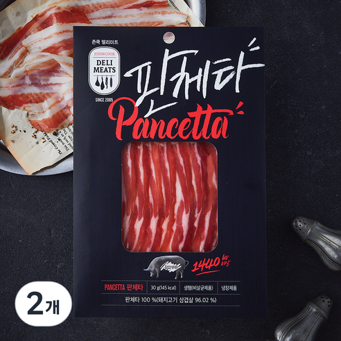 존쿡델리미트 판체타, 30g, 2개