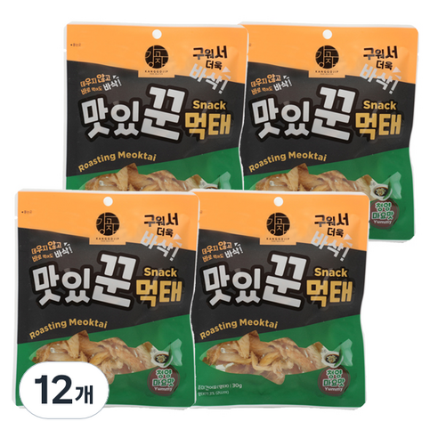 맛있꾼 먹태 청양마요맛, 30g, 12개