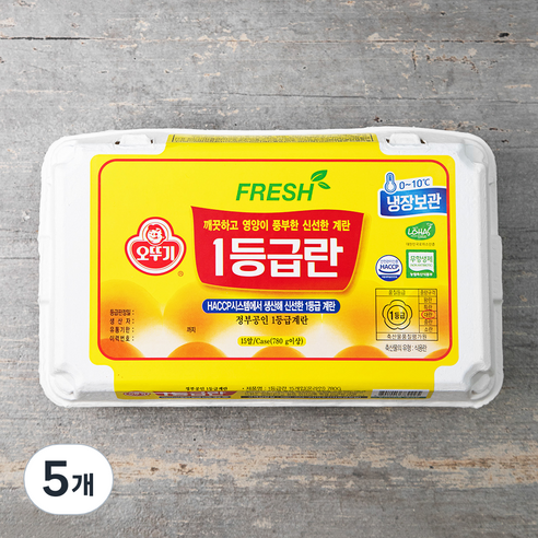 오뚜기 무항생제 1등급 대란, 15구, 5개