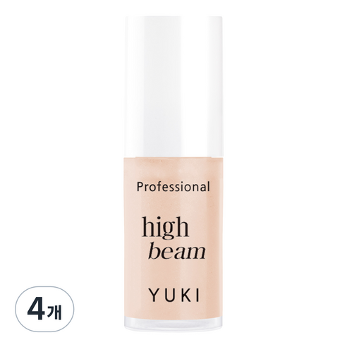 유키 프로페셔널 하이라이터 빔 5ml, 03 살구빛피치, 4개
