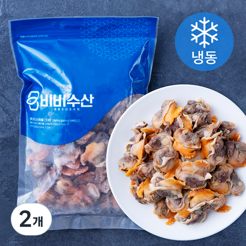 비비수산 국내산 피꼬막살 (냉동), 800g, 2개