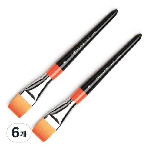 화홍 948F 디자인 평붓, 8호, 6개