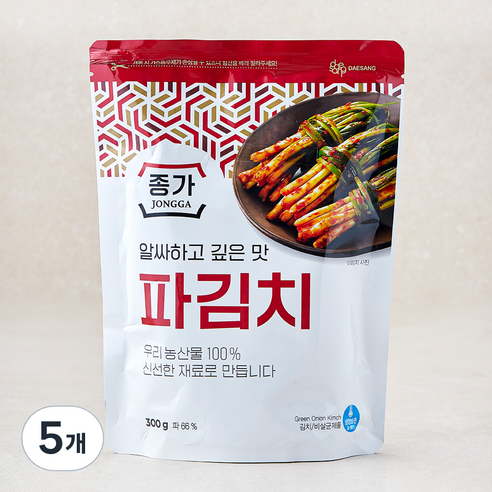 종가 파김치, 300g, 5개