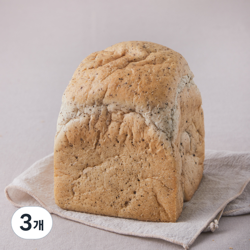 브로드카세 우리쌀 발효종 얼그레이 식빵, 220g, 3개