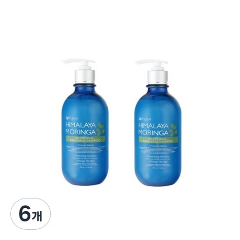 포고니아 히말라야 모링가 리뉴잉 샴푸, 500ml, 6개