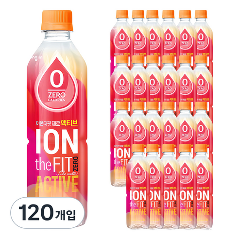 이온더핏 제로 액티브 음료, 500ml, 120개입