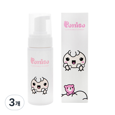 뿌띠슈 깔끄미 버블 클렌져, 150ml, 3개