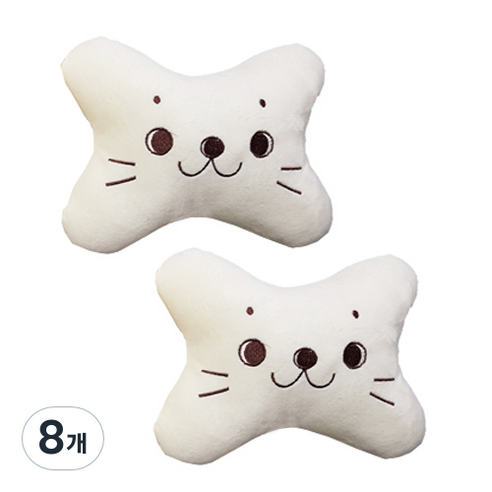 홍대선희샵 129 자동차 목쿠션 2p, 물개, 8개