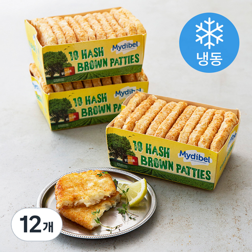 마이디벨 벨기에 해쉬브라운패티 (냉동), 12개, 640g